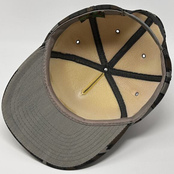 Vintage 90s Funkley Bar & Lounge Hat Cap Gray Camouflage Minnesota Snapback - Picture 4 of 9